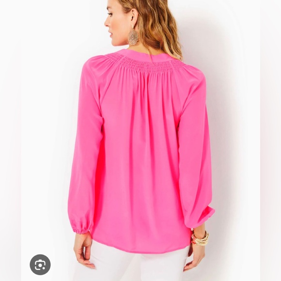 Lilly Pulitzer pink Elsa Top size medium NWT - Picture 3 of 8